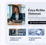 Prévia do tema Tech Minimalist da Vitrine Fácil